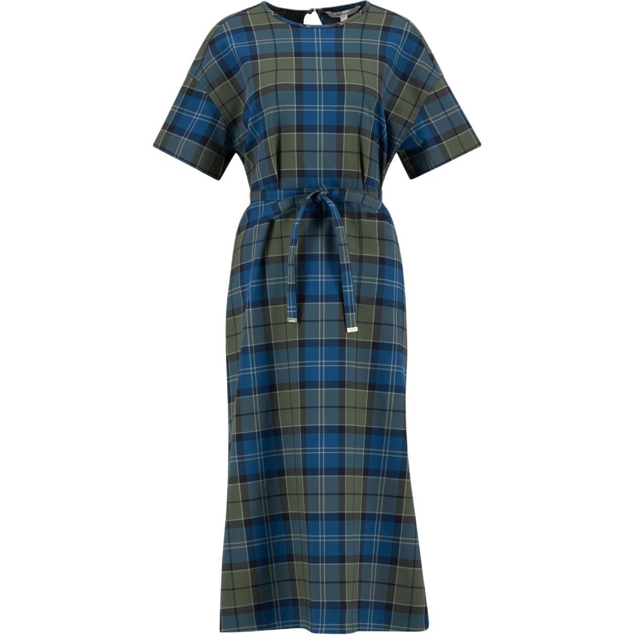 

Женское платье с короткими рукавами Barbour, синий