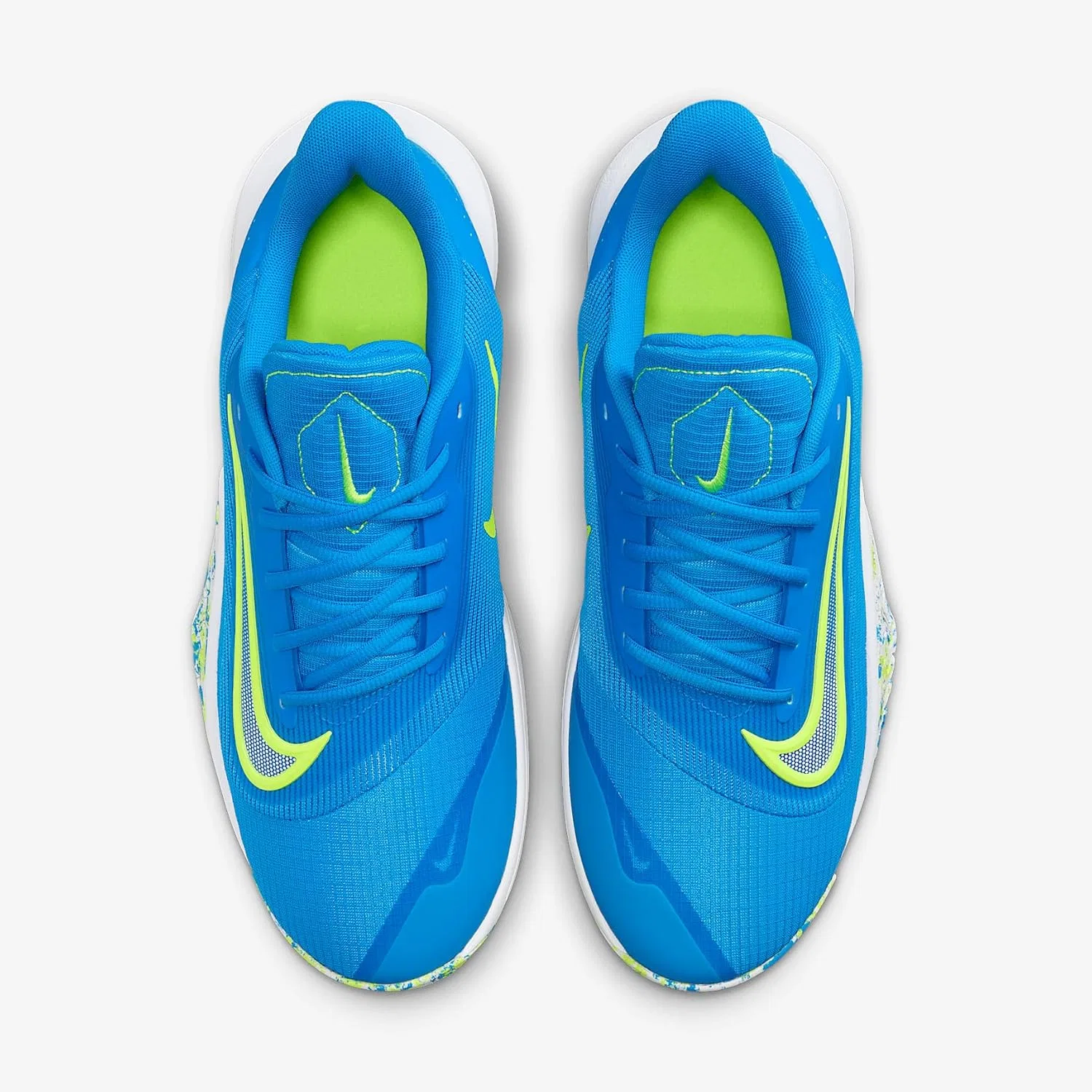Баскетбольные кроссовки Nike Precision 7 HJ9153, Photobluewhite Volt — фото 4