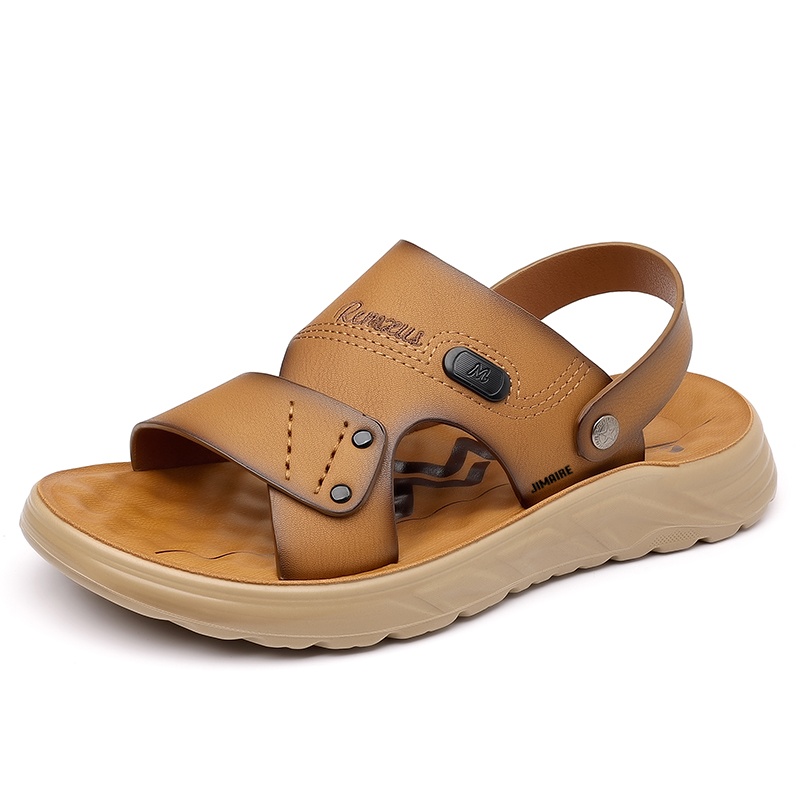 

King Jinmai Мужские пляжные сандалии цвета хаки, цвет Khaki