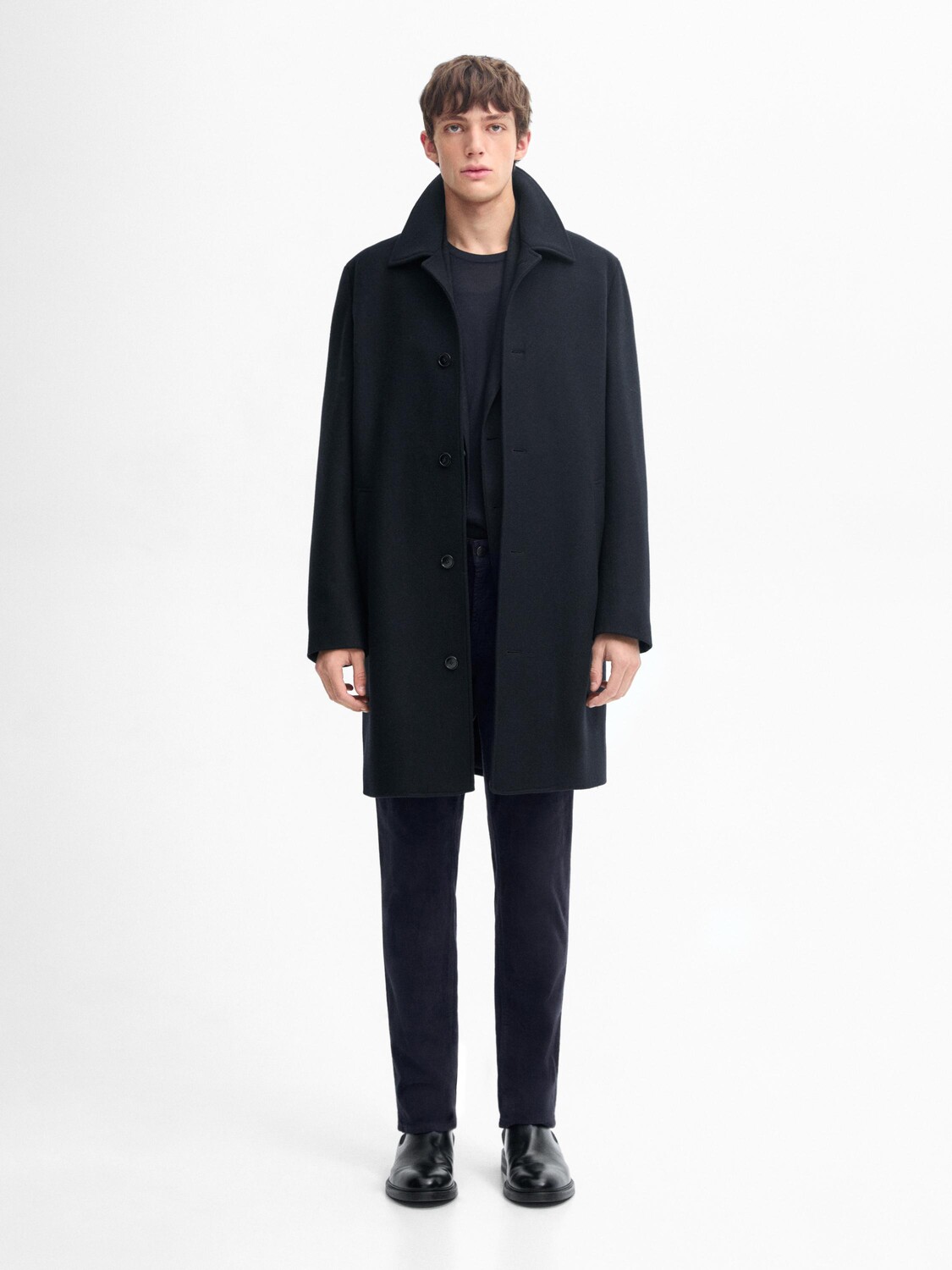 

Зауженные книзу вельветовые брюки Massimo Dutti, синий