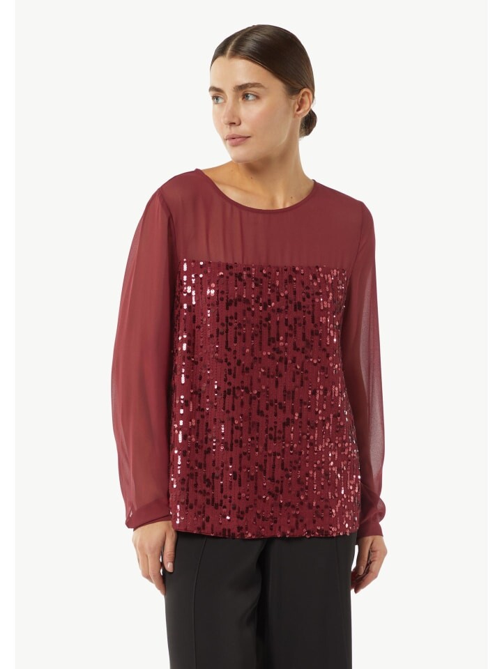 

Блуза comma Bluse langarm, красный
