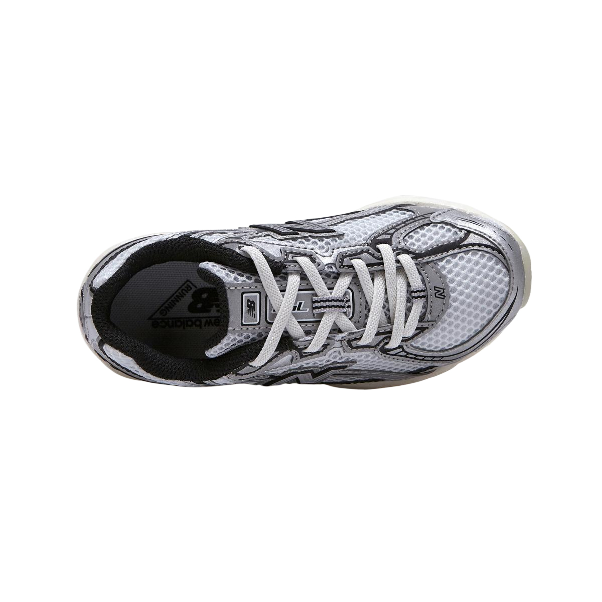 Детские беговые кроссовки NB 740 New Balance, серебро — фото 3