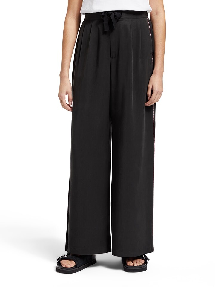 

Тканевые брюки Scotch & Soda, черный