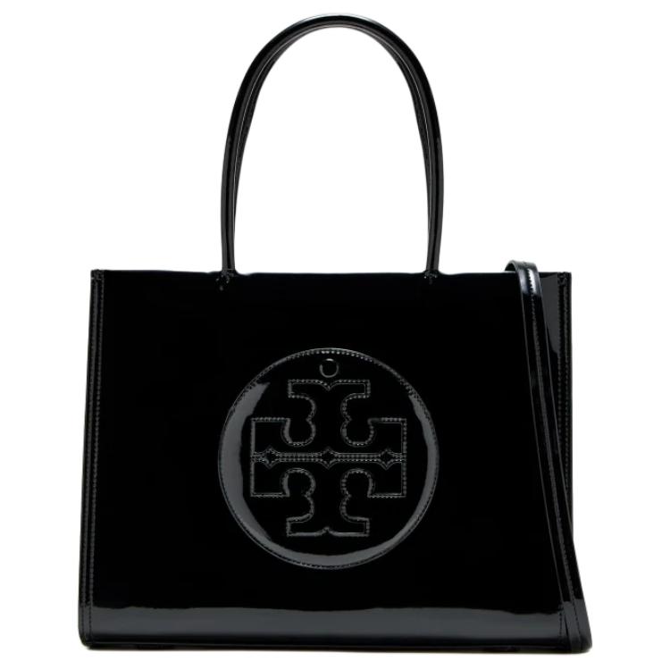 

TORY BURCH Элла Полиуретановая Сумка Маленькая Женская Черная