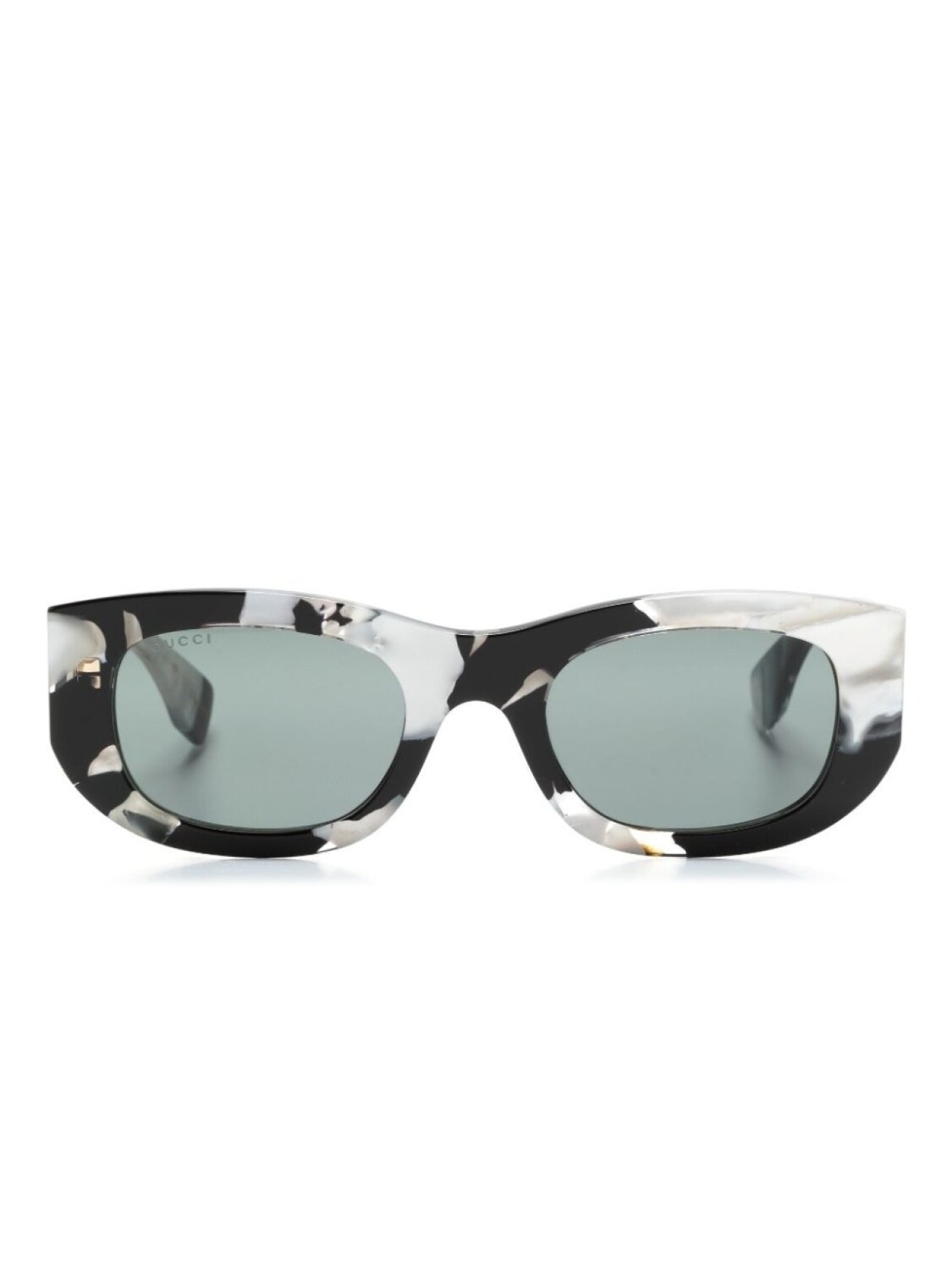 

Gucci Eyewear солнцезащитные очки GG1627S в прямоугольной оправе, черный