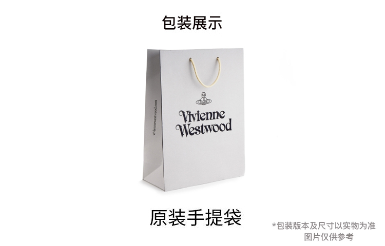 Vivienne Westwood Женская синяя сумка через плечо из телячьей кожи — фото 3