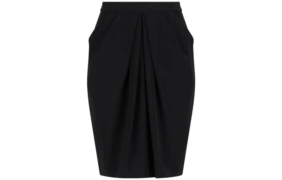 

Повседневная короткая юбка женская черная EMPORIO ARMANI