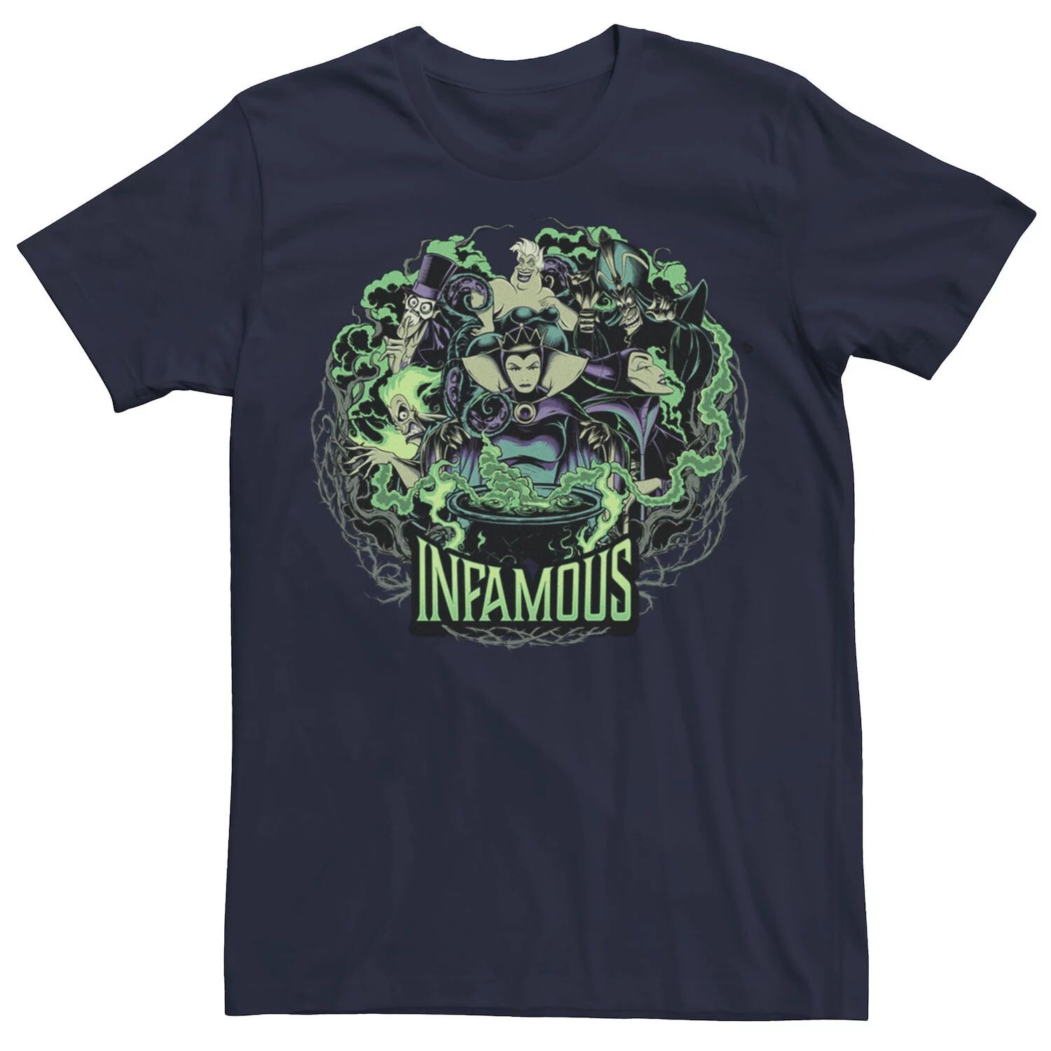 

Мужская футболка Disney Villains Infamous Evil Group