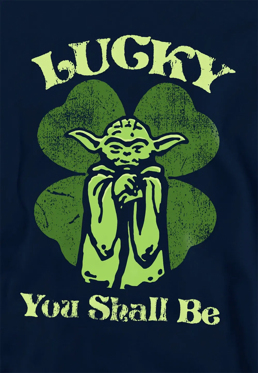 Детская худи Star Wars Yoda Lucky, Disney, темно-синий — фото 2