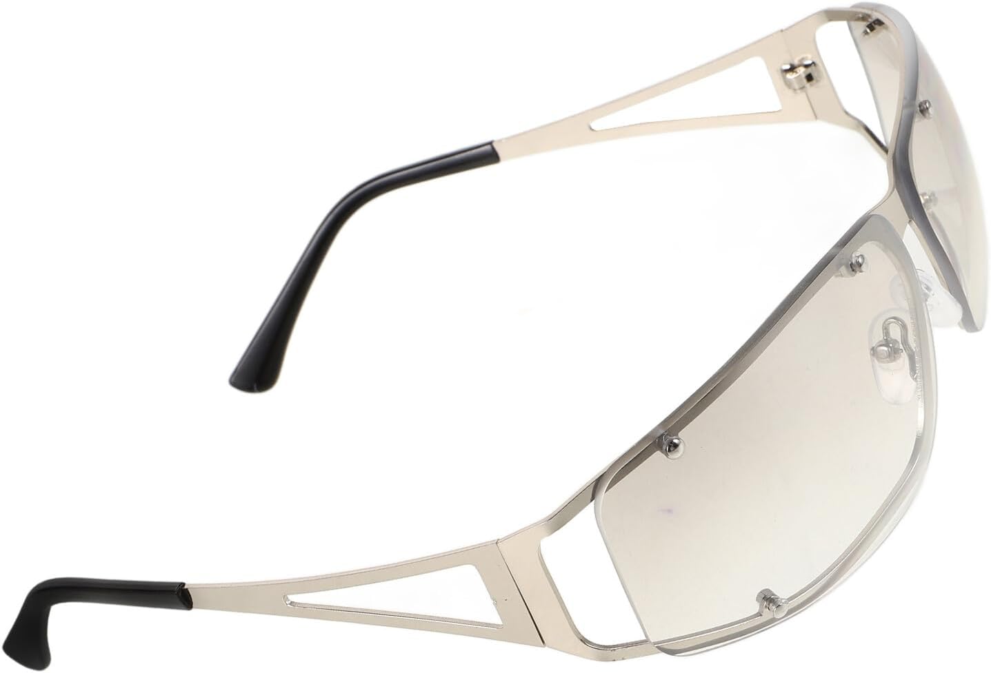 

Модные солнцезащитные очки в полой оправе из серебристого металла для женщин, в стиле ретро, ​​идеально подходят для пляжных вечеринок и отдыха на природе Ipetboom, Assorted Color -Material:Metal