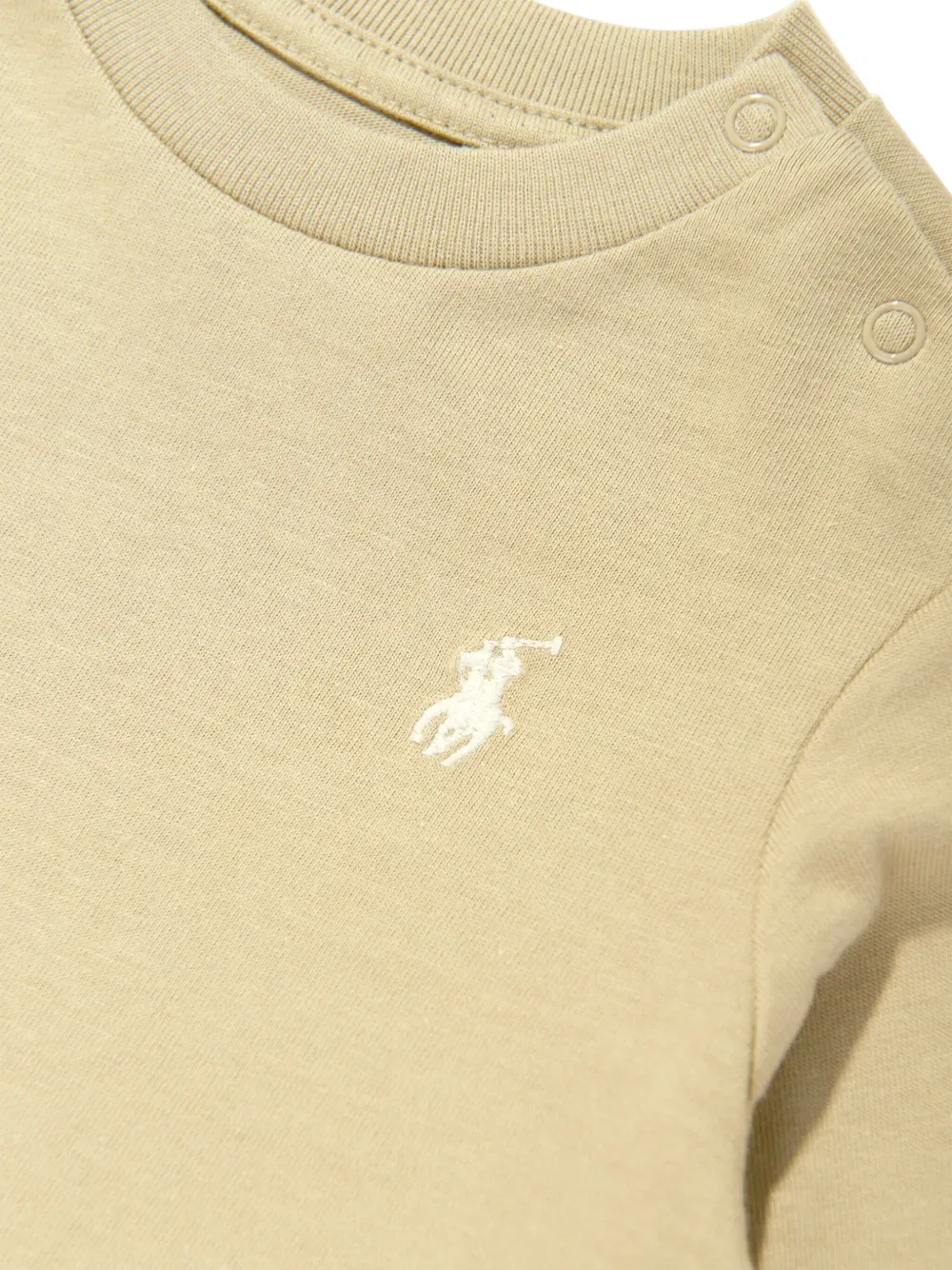 Толстовка с вышитым логотипом Polo Ralph Lauren Kids, нейтральный — фото 3