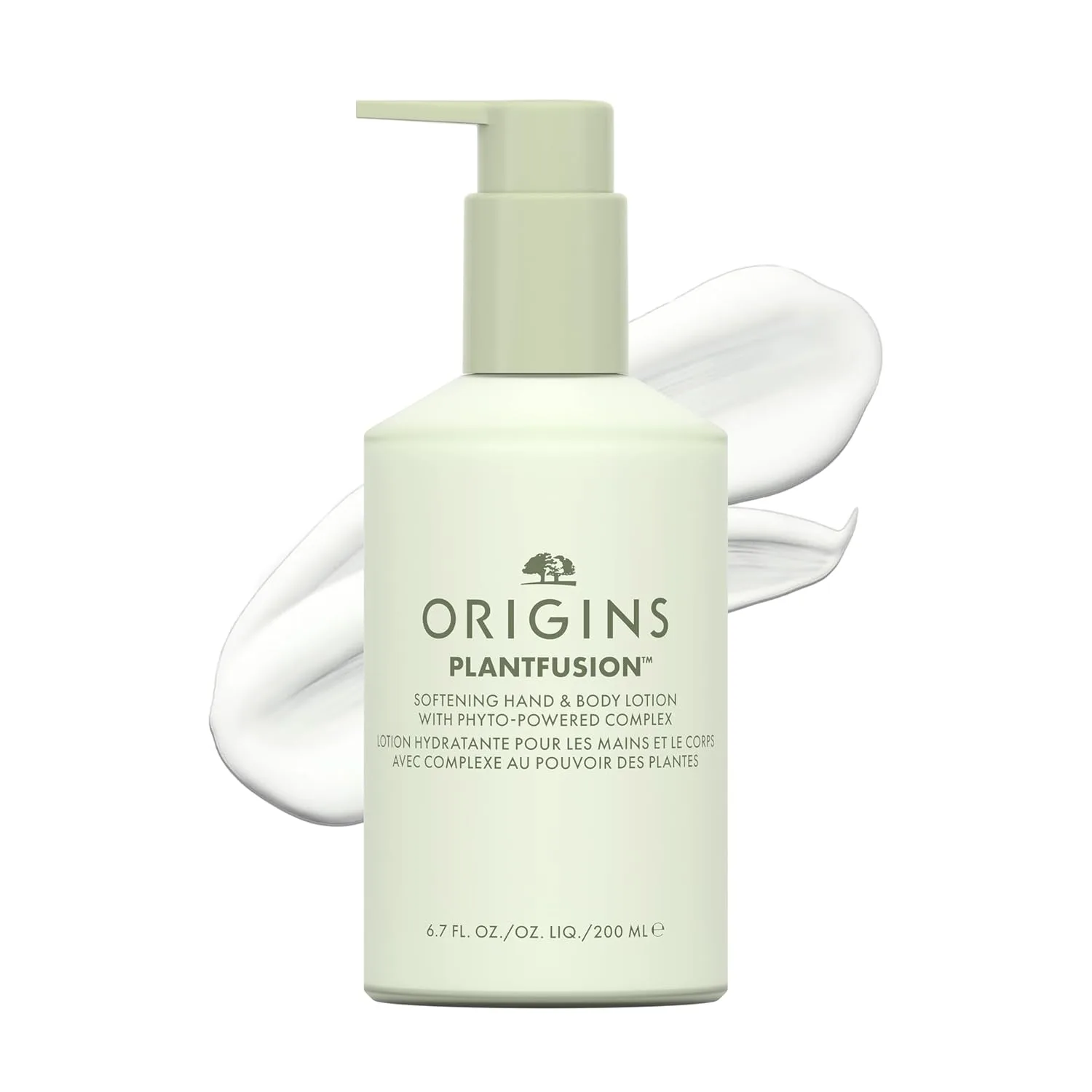 Лосьон для рук и тела Origins Plantfusion Softening | Смягчает сухую кожу и разглаживает ее со временем | С натуральной гиалуроновой кислотой и салициловой кислотой, White