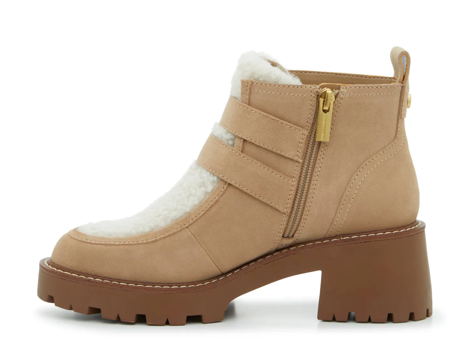 Ботильоны Destonny Cozy Buckle Bootie Vince Camuto, цвет tan — фото 3