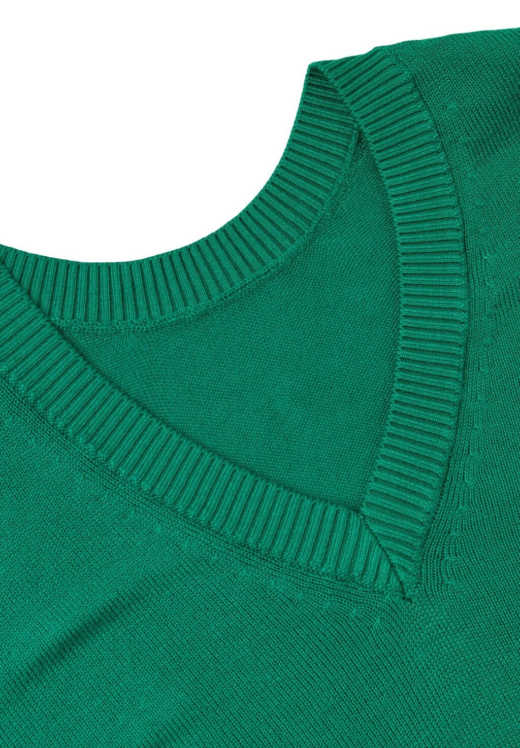 

Джемпер V-NECK BLEND. United Colors of Benetton, зеленый