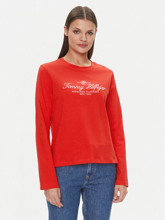 

Блуза стандартного кроя Tommy Hilfiger, красный