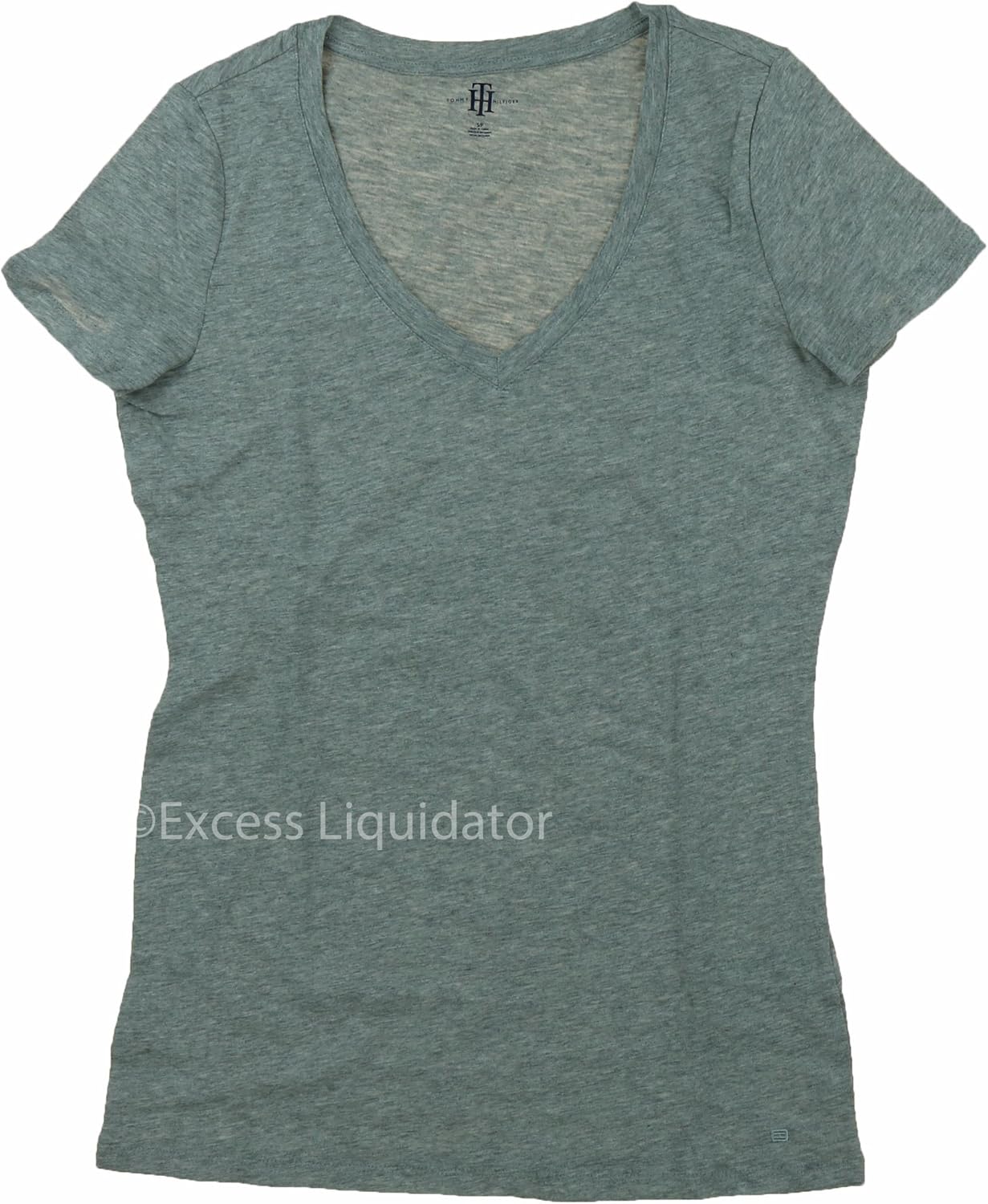 

Женская футболка Tommy Hilfiger с V-образным вырезом, Gray