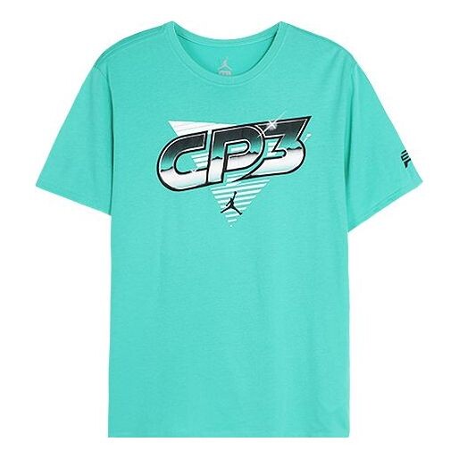 

Футболка cp3 paul athleisure casual sports с коротким рукавом Air Jordan, зеленый