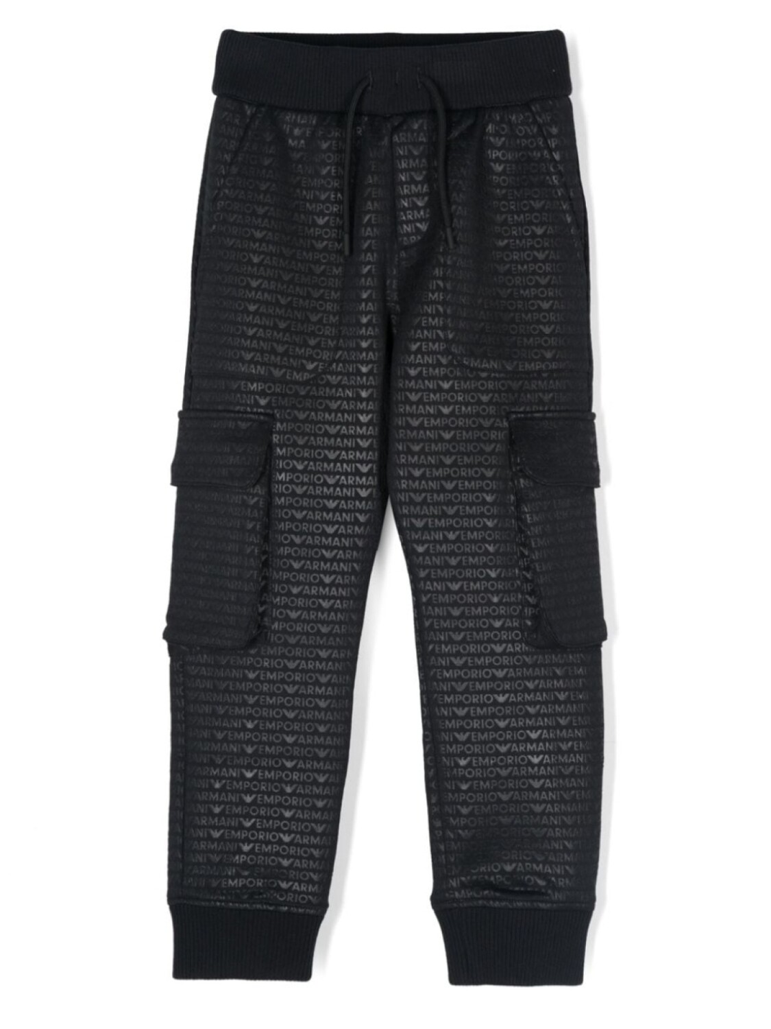 

Emporio Armani Kids брюки с логотипом, синий