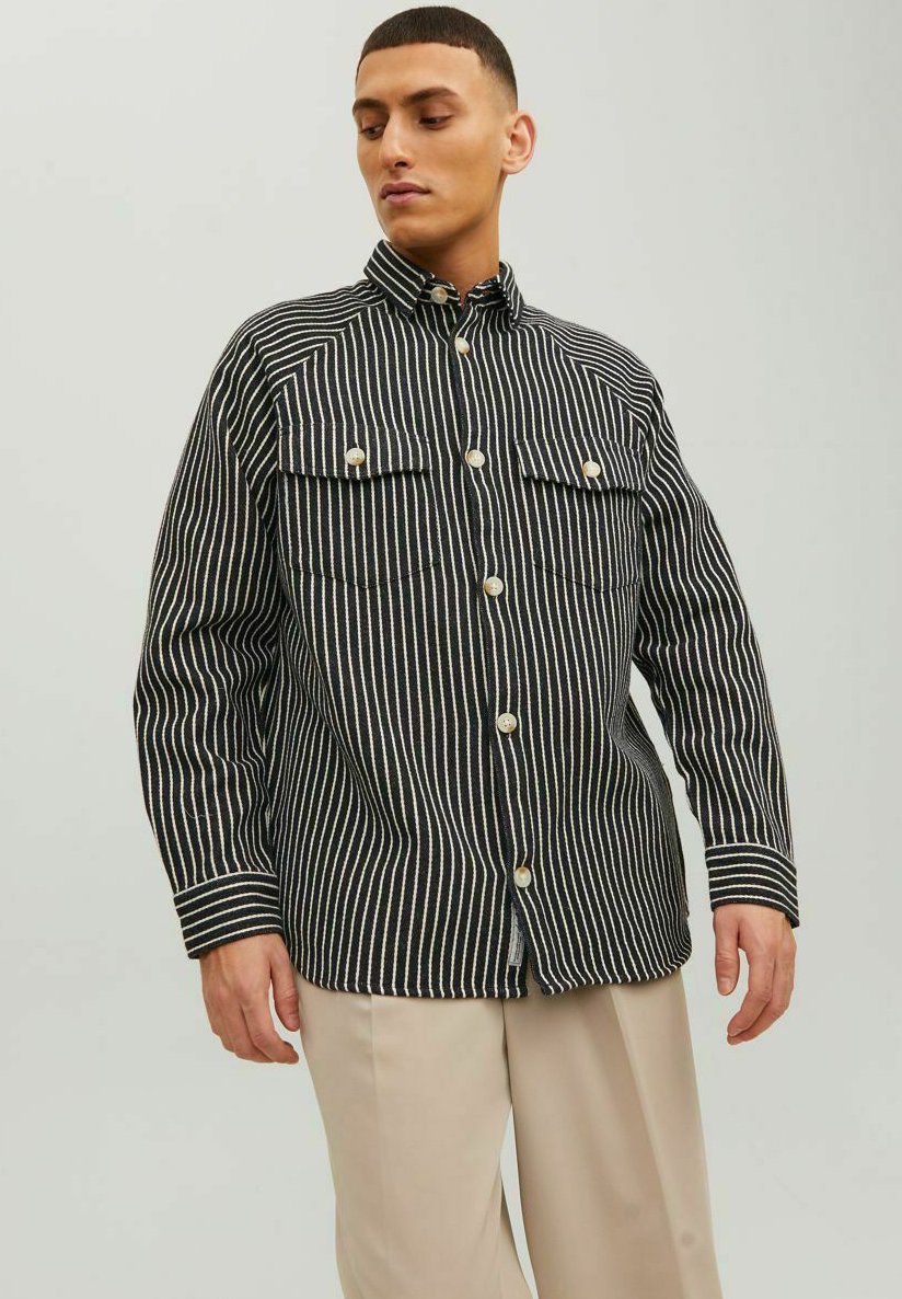 

Рубашка GESTREIFTES Jack & Jones, темно-синий
