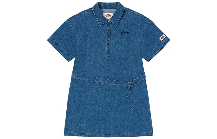 

Dickies Женское платье с шортами и рукавами, цвет Blue