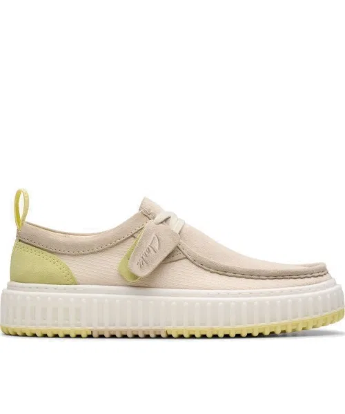 Мужские мокасины Clarks Torhill Lo бежевые — фото 3