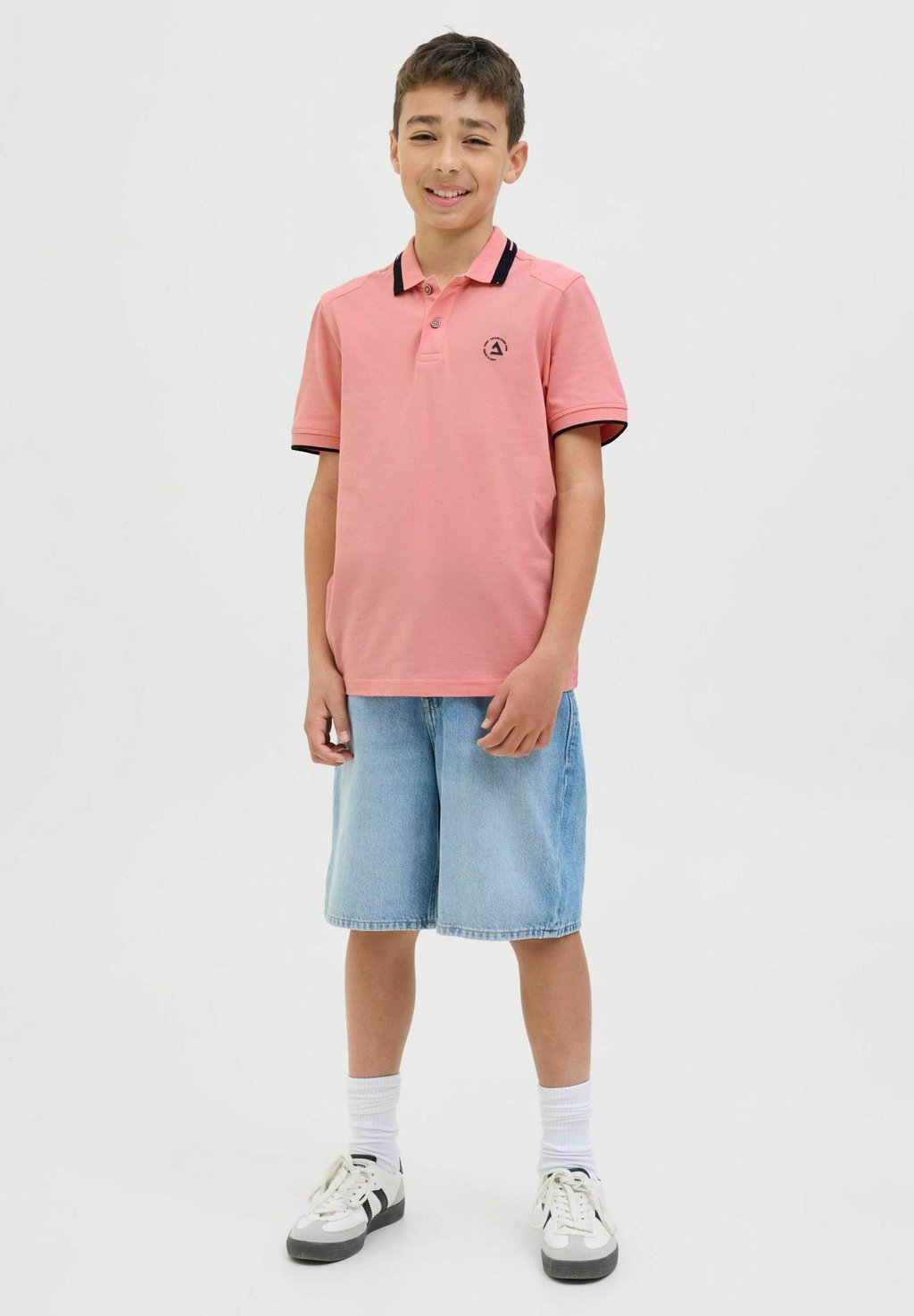 

Поло Jack & Jones Junior, фуксия