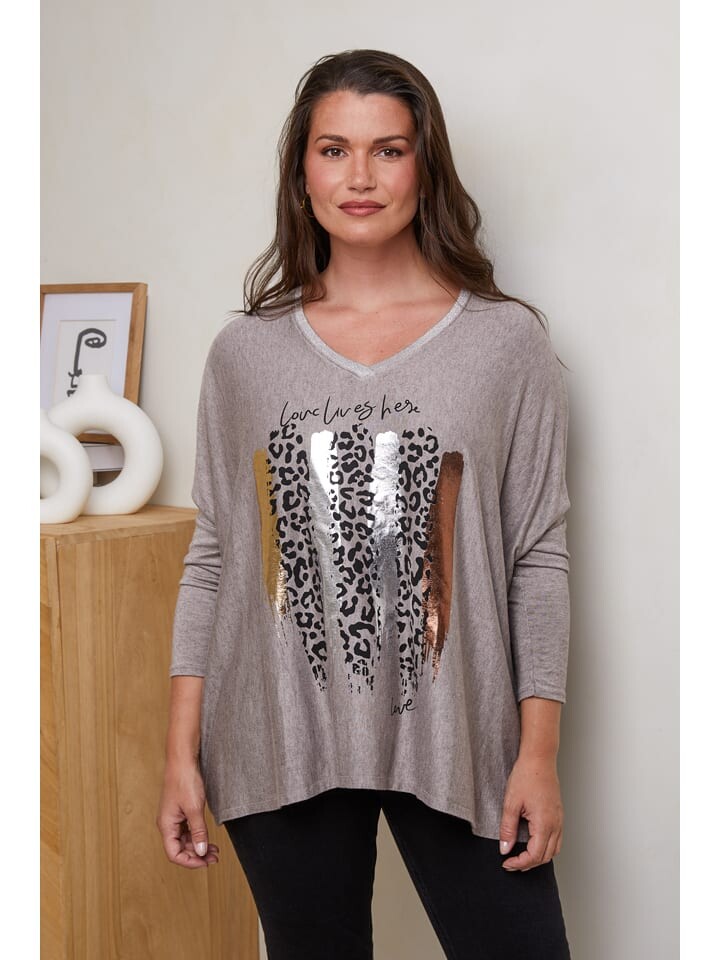 

Пуловер Curvy Lady Pullover, светло-коричневый
