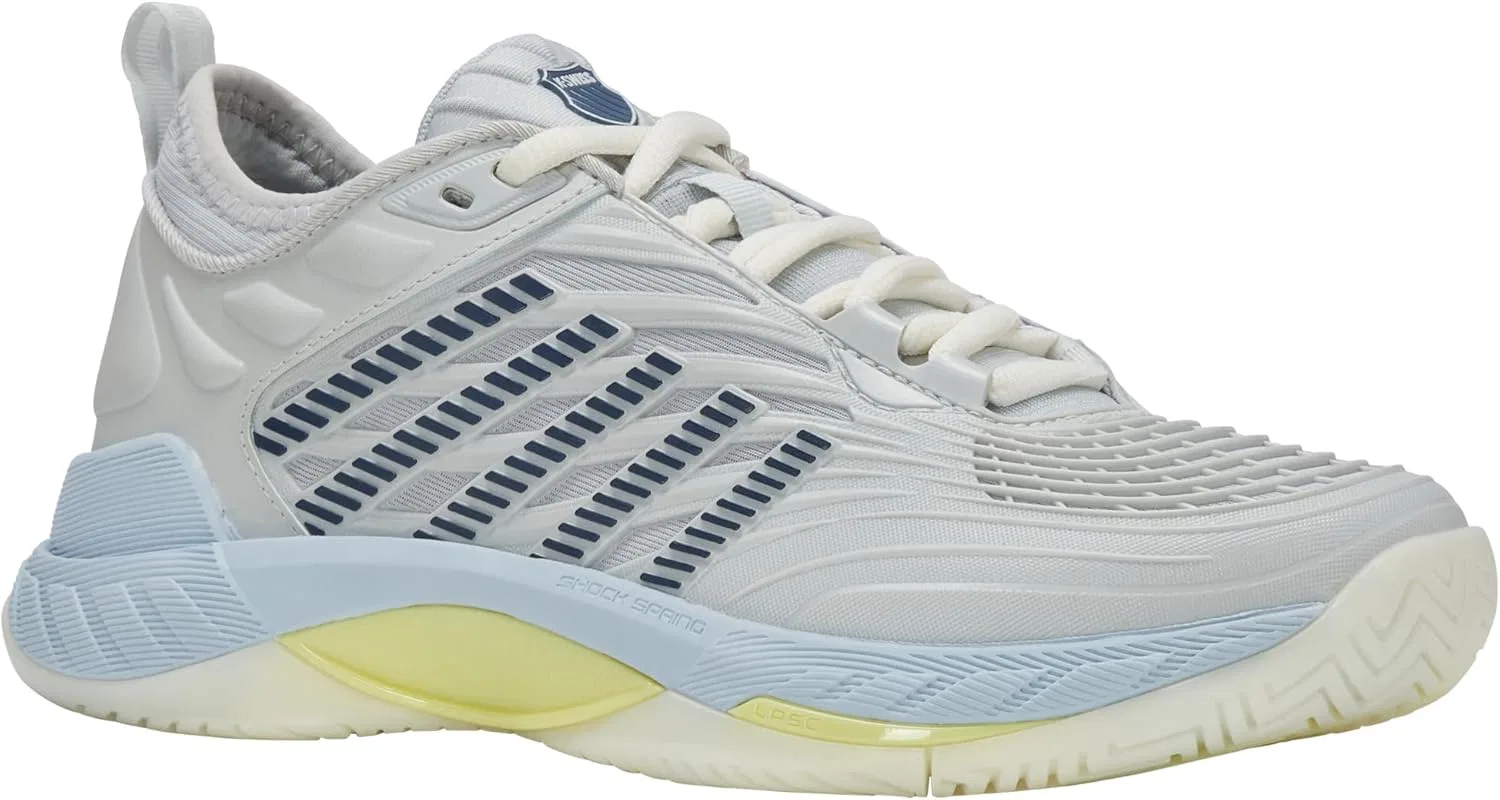 Кроссовки теннисные K-Swiss Hypercourt Supreme 2, пара, Dawn Blue/Ballad Blue/Blanc De Blanc — фото 2