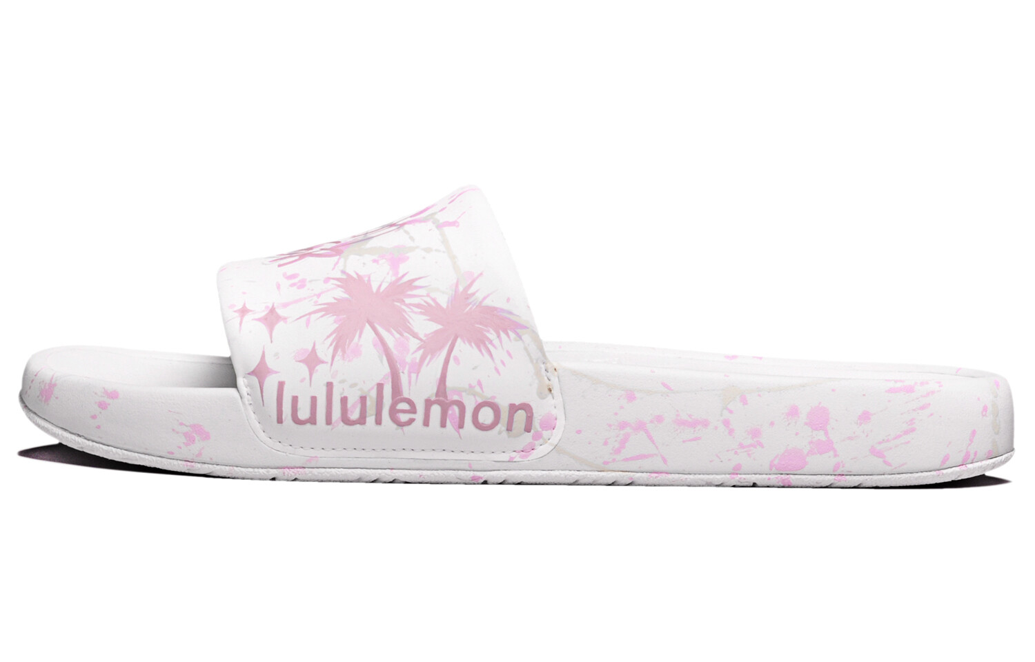 

Шлепанцы Restfeel Slide женские розовые/белые Lululemon