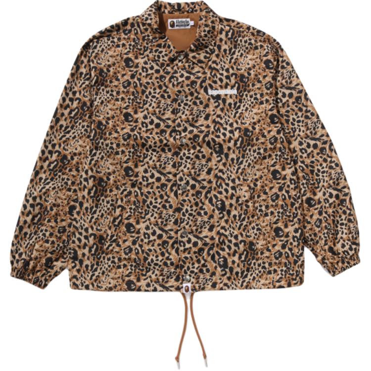 

A BATHING APE Куртка Wild Cheetah мужская, Brown