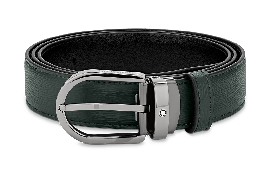 

MONTBLANC Кожаный мужской ремень Джаспер шириной 3 см, Jasper