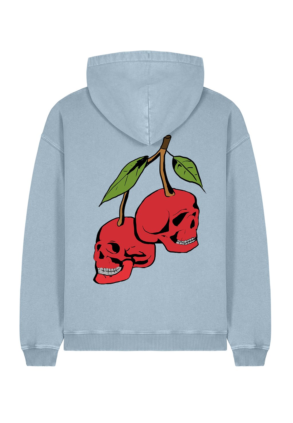 

Толстовка CHERRY BACK PRINT VINTAGE - Hoodie Mira Paris, светло-голубой