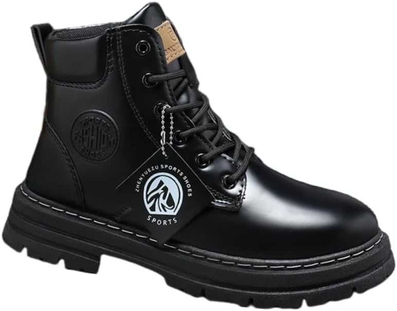 

Мужские высокие кроссовки большого размера - прочные, с противоскользящей подошвой, удобные ботинки Spkfhd, черный