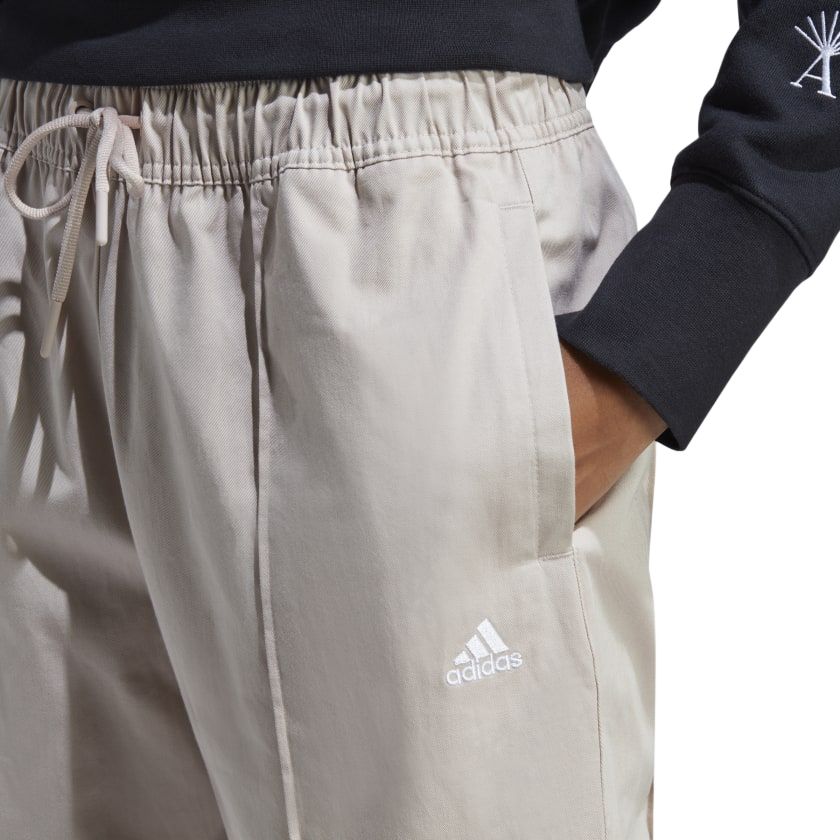 

Вязаные спортивные штаны женские серо-коричневые бежевые Adidas
