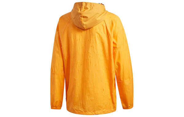 Куртка adidas Zipper Casual Sports Hooded Jacket Yellow, желтый — фото 2