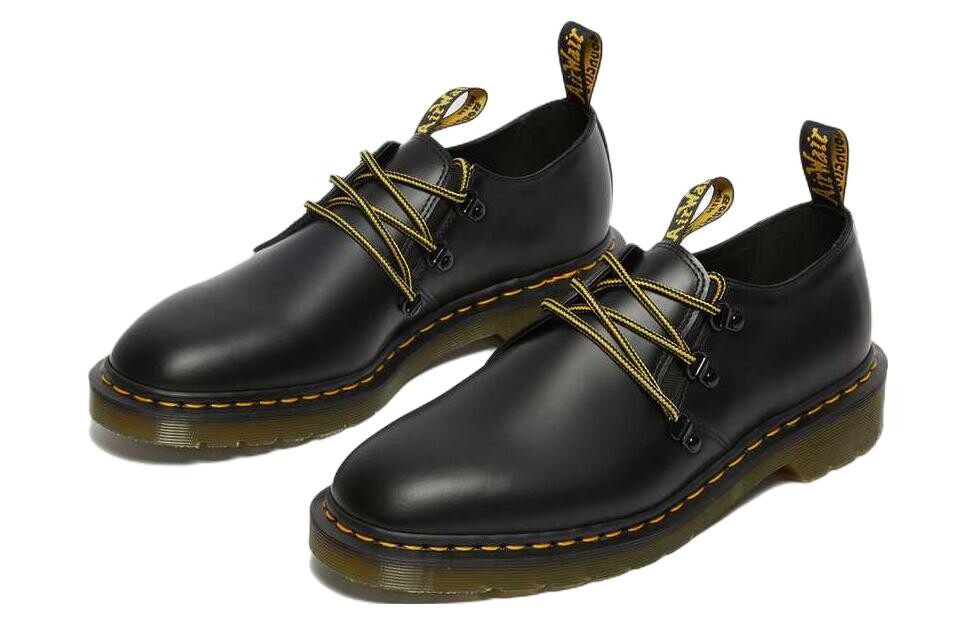 Полуботинки Dr.Martens X Engineered Garments 1461 'Black Smooth' — фото 3