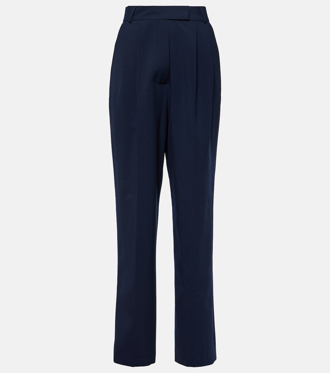 

Брюки Bea с высокой талией прямого кроя The Frankie Shop, Midnight Blue