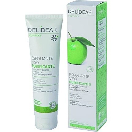 

Органический скраб для лица Delidea, осветляющий яблоко и бамбук, Delidea Bio