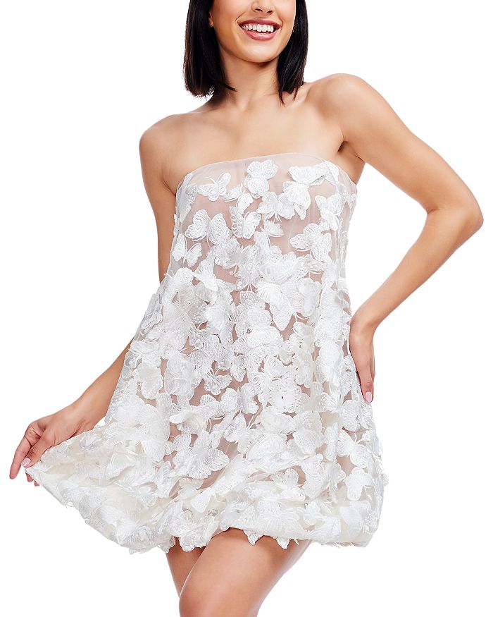 

Платье Sachi с объемным силуэтом Dress the Population, белый