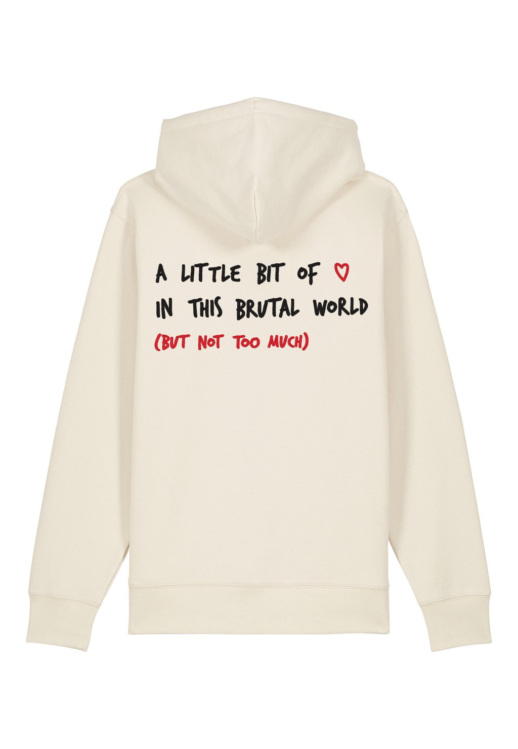 

Толстовка на молнии BRUTAL BACK EMBROIDERY Mira Paris, кремовый