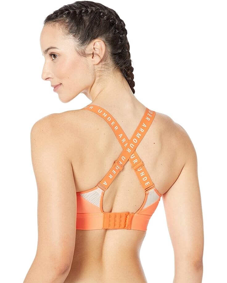 

Бюстгальтер Under Armour Infinity High Bra, цвет Afterglow/Pewter