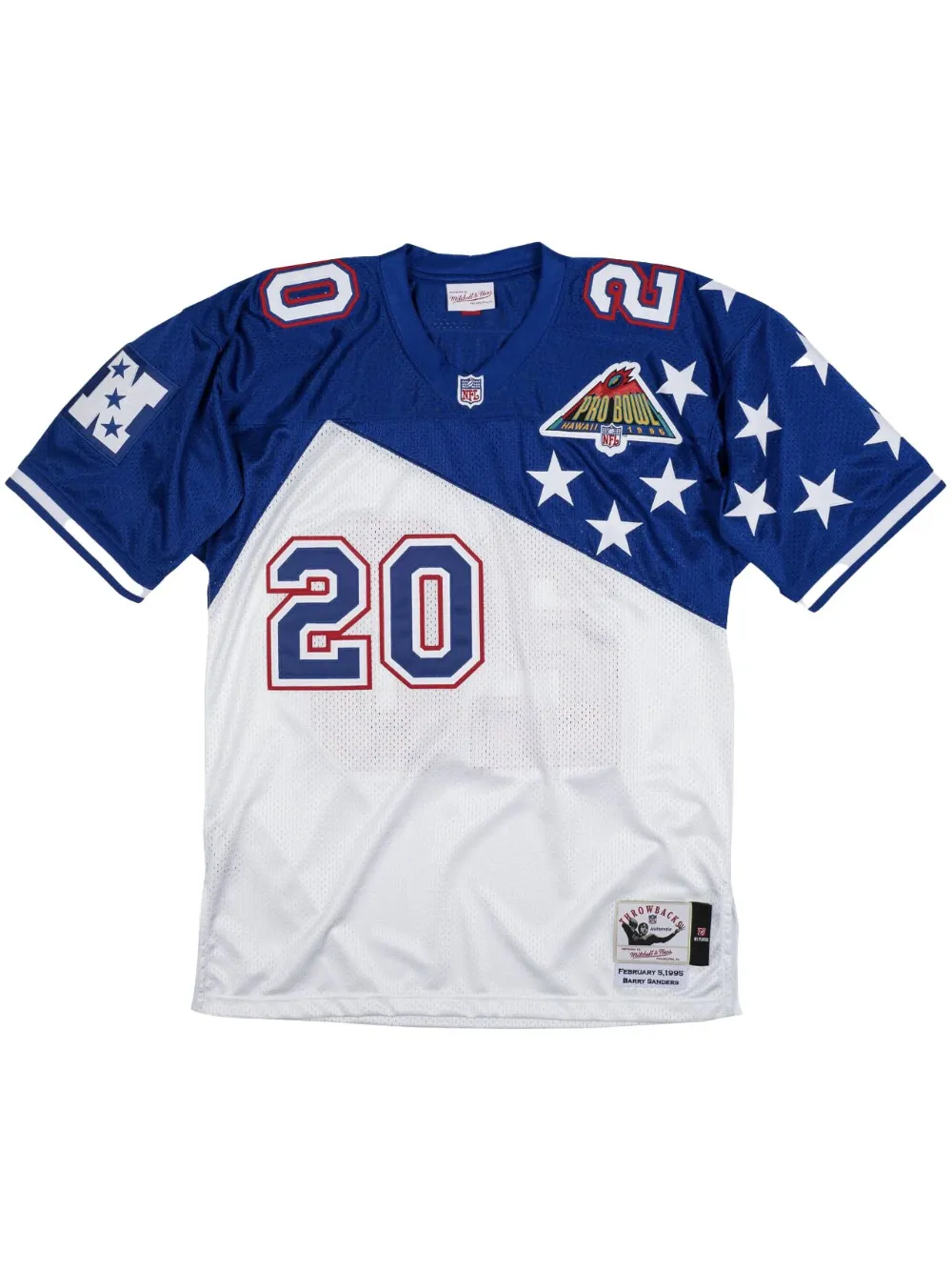 

Футболка NFC 94 Barry Sanders NFL Authentic Mitchell & Ness, синий