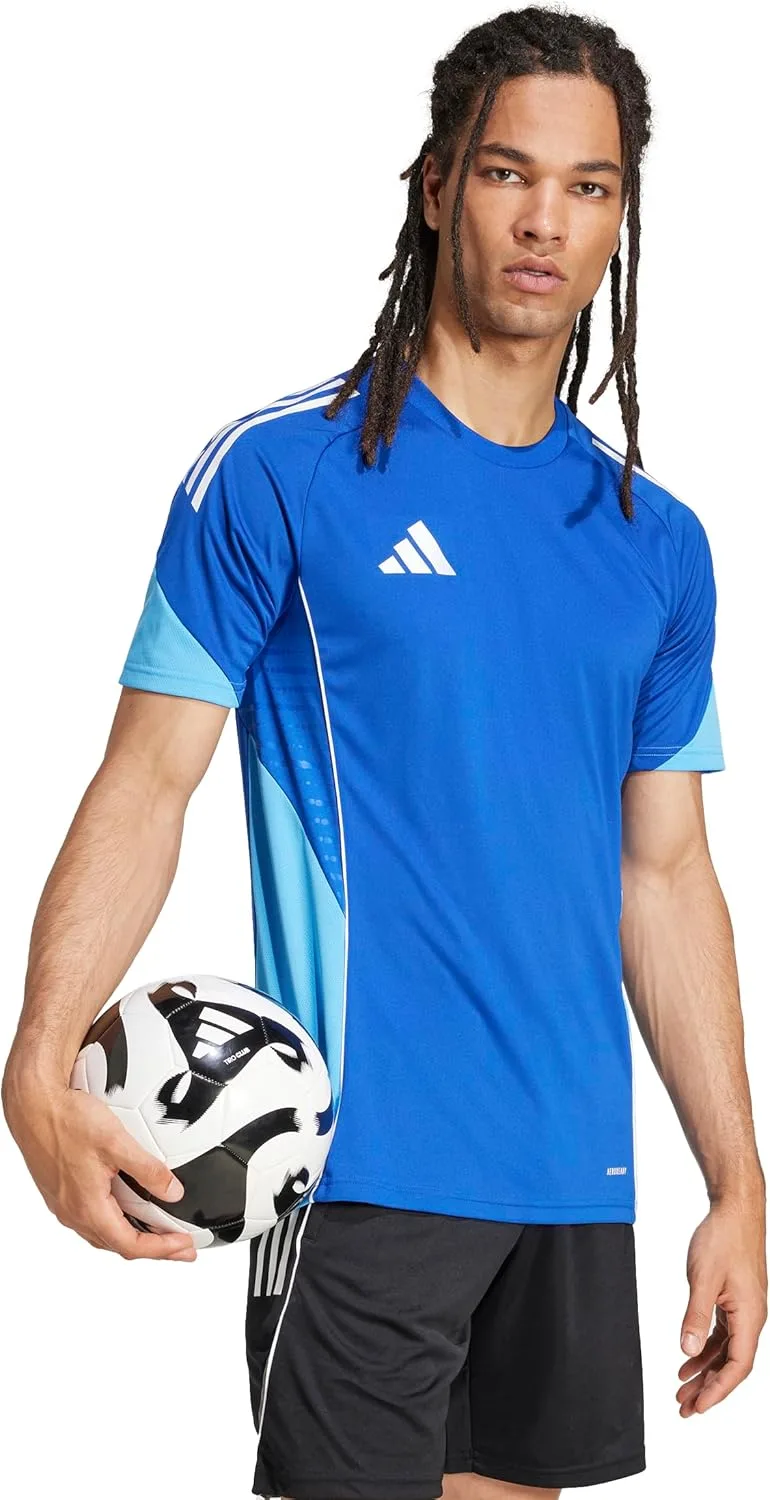 Футболка для тренировок Adidas Men's Tiro 25 Competition, синий — фото 3