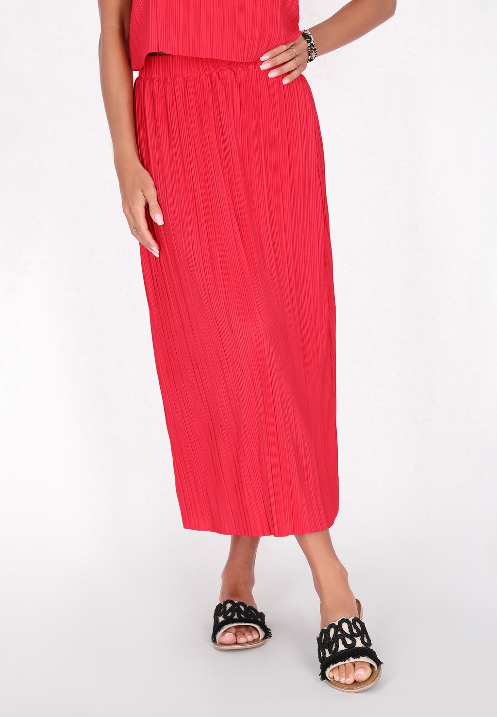

Юбка плиссированная A-line skirt IZIA, розовый