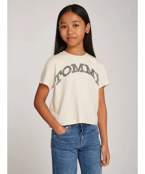 

Футболка Regular fit Tommy Hilfiger, бежевый