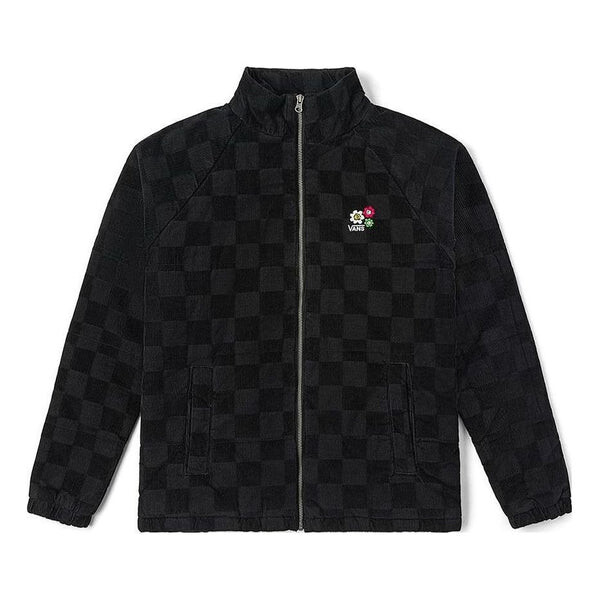 

Куртка anaheim floral cord checker jacket 'black' Vans, черный