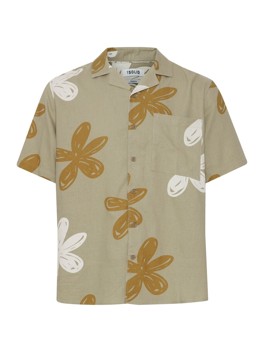 

Рубашка на пуговицах классического кроя !Solid IMAD, Beige