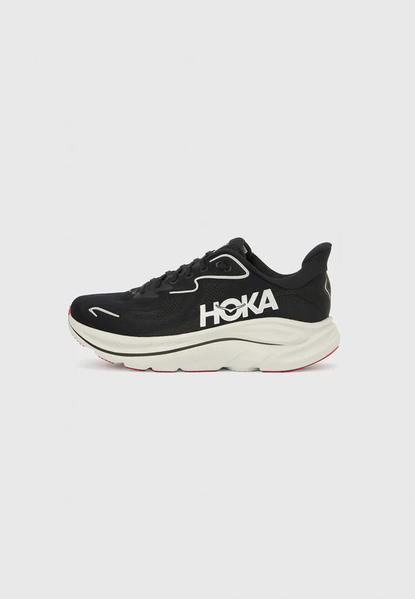 Кроссовки для бега по шоссе clifton 10 Hoka, Black/Silver-Coloured
