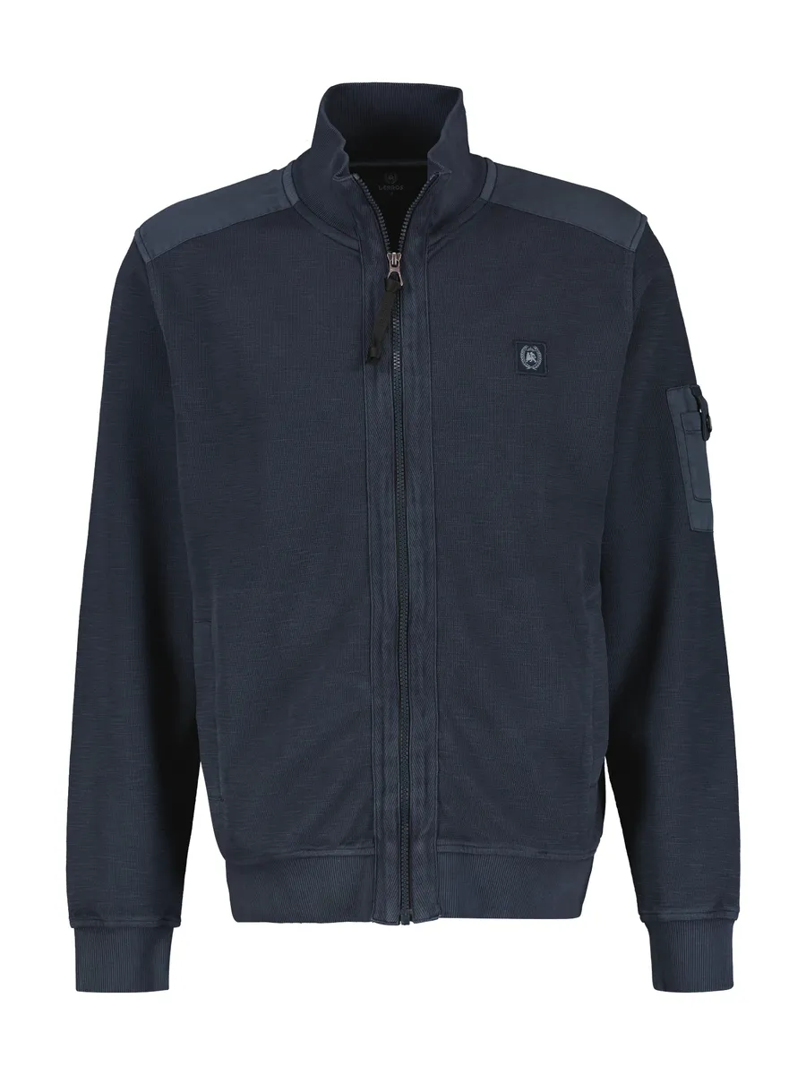 

Свитер LERROS с пуговицами на рукаве, синий