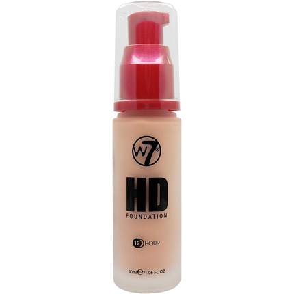 

Жидкая основа HD Foundation Oil-Free для матирования пор со средней степенью покрытия 30 мл, натуральный бежевый W7